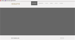 Desktop Screenshot of nicoletta.com.tr